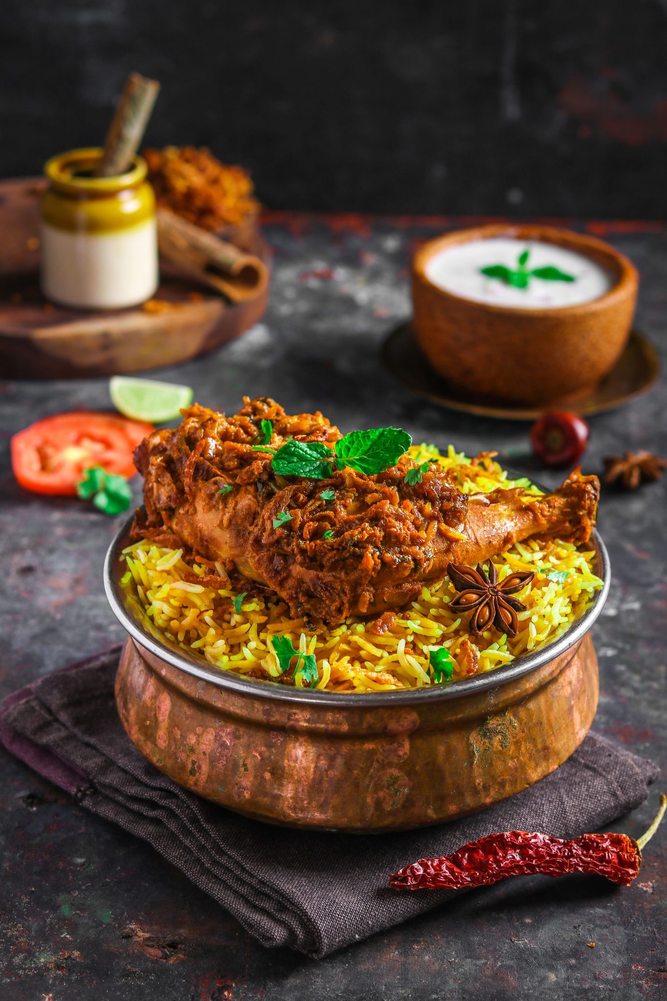 Chicken Dum Leg Biryani – GULSHAN-E-IRAN RESTAURANT